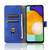 For Samsung Galaxy A13 5G Skin Feel Magnetic Buckle Calf Texture PU Phone Case(Blue)