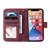 For iPhone 13 Skin Feel Horizontal Flip Leather Phone Case(Red)