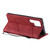 For Samsung Galaxy S22 Ultra 5G Skin Feel Splicing Horizontal Flip Leather Phone Case(Red)
