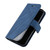 For iPhone 13 mini Skin Feel Splicing Horizontal Flip Leather Phone Case (Blue)