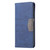 For Samsung Galaxy M52 5G Magnetic Splicing Leather Phone Case(Blue)