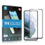 For Samsung Galaxy S22+ 5G mocolo 0.33mm 9H 2.5D Full Glue Silk Print Tempered Glass Film(Black)