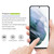 For Samsung Galaxy S22+ 5G mocolo 0.33mm 9H 2.5D Full Glue Silk Print Tempered Glass Film(Black)