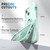 For iPhone 13 3 in 1 PC + TPU Phone Case with Ring Holder(Mint Green)