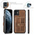 For iPhone 11 Pro Max JEEHOOD RFID Blocking Anti-Theft Wallet Phone Case (Brown)