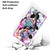 For Samsung Galaxy S22+ 5G Coloured Drawing Cross Texture Horizontal Flip Leather Phone Case with Holder & Card Slots & Wallet & Lanyard(Color Bottom Hollow Flower)