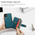For iPhone 11 Pro Max JEEHOOD RFID Blocking Anti-Theft Wallet Phone Case (Blue)