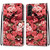 For Samsung Galaxy S22+ 5G Coloured Drawing Cross Texture Horizontal Flip Leather Phone Case with Holder & Card Slots & Wallet & Lanyard(Pink Rose Garden)