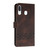 For Samsung Galaxy A20e Cubic Skin Feel Flip Leather Phone Case(Dark Coffee)