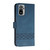 For Xiaomi Redmi Note 10 4G Cubic Skin Feel Flip Leather Phone Case(RoyalBlue)