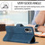 For Xiaomi Redmi Note 10 4G Cubic Skin Feel Flip Leather Phone Case(RoyalBlue)