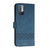 For Xiaomi Redmi Note 10 5G Cubic Skin Feel Flip Leather Phone Case(RoyalBlue)