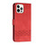 For iPhone 12 Pro Max Cubic Skin Feel Flip Leather Phone Case(Red) For iPhone 12 Pro Max Cubic Skin Feel Flip Leather Phone Case(Red)