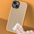 For iPhone 12 / 12 Pro Translucent Frosted Shockproof Phone Case(Brass)