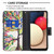 For Samsung Galaxy A03s 166mm Colored Drawing Zipper Leather Phone Case(Tree)