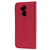 For Huawei Mate 20 Lite Solid Color Horizontal Flip Protective Case with Holder & Card Slots & Wallet & Photo Frame & Lanyard(Red)