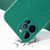 For iPhone 12 Pro Liquid Silicone Full Coverage Magsafe Phone Case(Dark Green)