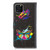 For iPhone 13 Colored Drawing Leather Phone Case(Colored Butterfly)