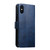 For iPhone X / XS GUSSIM Magnetic Horizontal Flip Leather Case with Holder & Card Slots & & Wallet(Blue)
