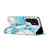 For Samsung Galaxy S22 Ultra 5G 3D Pattern Horizontal Flip PU Leather Phone Case(Marble)