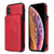For iPhone XS Max Calf Texture Magnetic Case(Red)