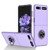 For Samsung Galaxy Z Flip 5G Armor Ring Holder Phone Case(Purple)
