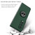 For Samsung Galaxy Z Fold3 5G Armor Ring Holder Phone Case(Dark Green)