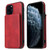 For iPhone 12 Pro Max Calf Texture Magnetic Case(Red)