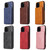 For iPhone 12 Pro Max Calf Texture Magnetic Case(Red)
