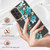 For Samsung Galaxy A53 5G Flowers and Plants Series IMD TPU Phone Case(Blue Rose)