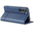 For Samsung Galaxy S22+ AZNS Magnetic Calf Texture Horizontal Flip Leather Phone Case(Dark Blue)