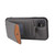 For iPhone 12 mini Soft Skin Leather Wallet Bag Phone Case (Grey)