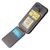 For iPhone 12 mini Soft Skin Leather Wallet Bag Phone Case (Grey)