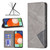 For Samsung Galaxy A13 4G Prismatic Invisible Magnetic Leather Phone Case(Grey)