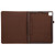 For iPad Pro 12.9 2022 / 2021 / 2020 / 2018 Litchi Texture Solid Color Leather Tablet Case(Brown)