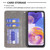 For Samsung Galaxy A23 5G Prismatic Invisible Magnetic Leather Phone Case(Grey)