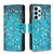 For Samsung Galaxy A23 5G Colored Drawing Pattern Zipper Leather Phone Case(Plum Blossom)