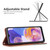 For Samsung Galaxy A23 5G Prismatic Invisible Magnetic Leather Phone Case(Brown)