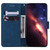 For Nokia G300 Geometric Embossed Leather Phone Case(Blue)
