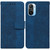 For Xiaomi Redmi K40 / K40 Pro / Mi 11i  Geometric Embossed Leather Phone Case(Blue)