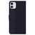 For iPhone 11 Geometric Embossed Leather Phone Case (Black)