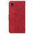 For Samsung Galaxy A01 Core Geometric Embossed Leather Phone Case(Red)