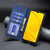 For ZTE Blade A71 Magnetic Splicing Leather Phone Case(Blue)