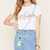For Samsung Galaxy S22+ 5G Electroplating Marble IMD TPU Phone Case with Lanyard(Green 003)