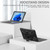 For MicroSoft Surface Go 1 / 2 / 3 TPU + PC Tablet Case(Black)