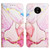 For Nokia C20 PT003 Marble Pattern Flip Leather Phone Case(Rose Gold LS005)