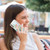 For Samsung Galaxy S22+ Electroplating Marble IMD TPU Phone Case with Ring Holder(Green 003)