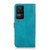 For Xiaomi Redmi K40S KHAZNEH Dual-color Cowhide Texture Flip Leather Phone Case(Blue)