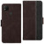 For Xiaomi Redmi 9C Stitching Side-Magnetic RFID Leather Phone Case(Coffee)