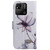 For Xiaomi Redmi 10A Coloured Drawing Leather Phone Case(Magnolia Flower)